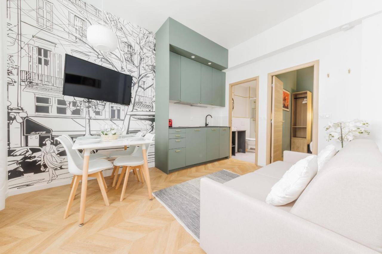 Appartement Moderne 1Br-4P - Guy Moquet Parijs Buitenkant foto