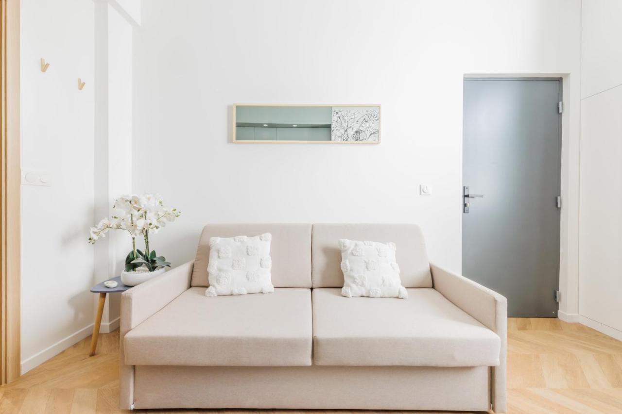 Appartement Moderne 1Br-4P - Guy Moquet Parijs Buitenkant foto