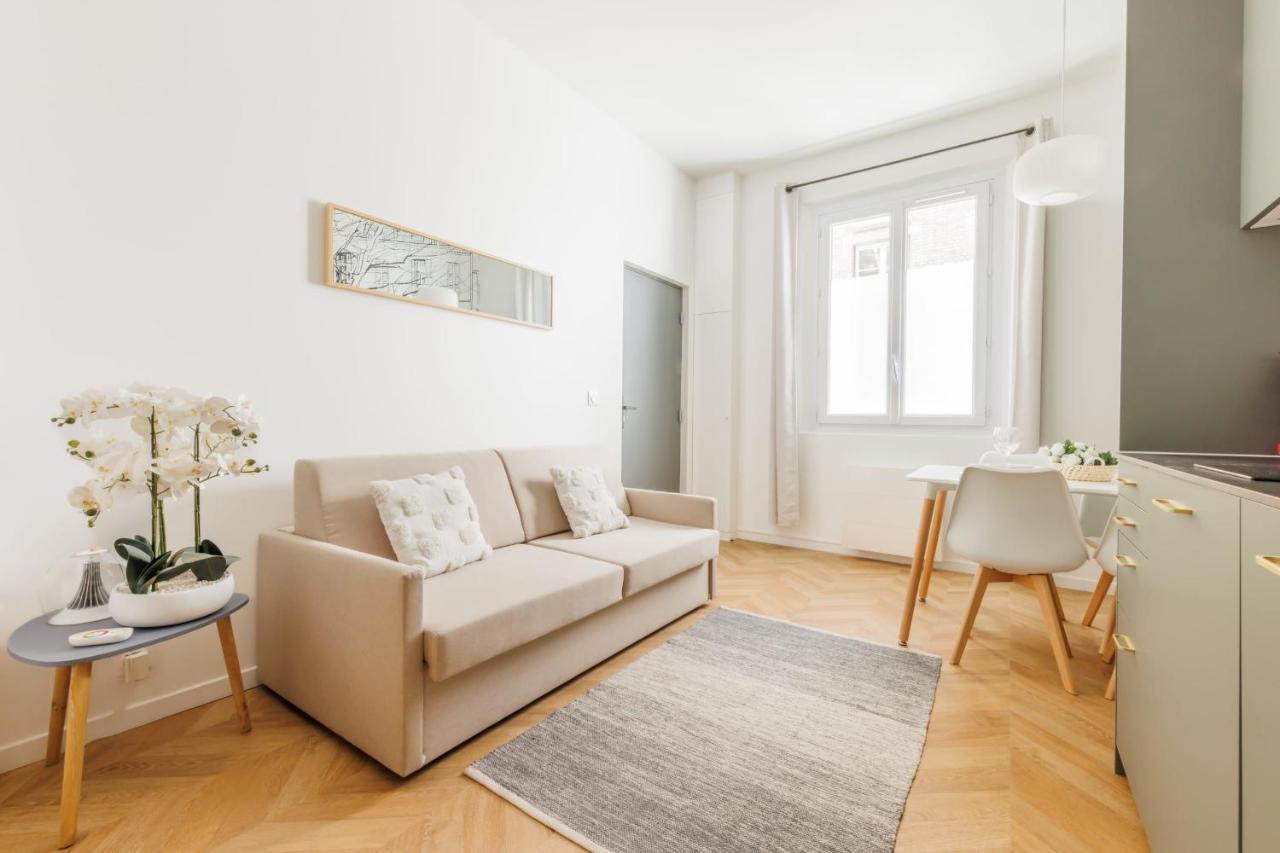 Appartement Moderne 1Br-4P - Guy Moquet Parijs Buitenkant foto