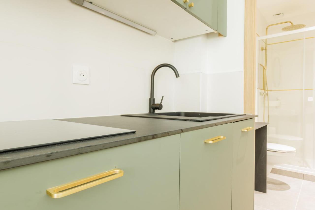 Appartement Moderne 1Br-4P - Guy Moquet Parijs Buitenkant foto